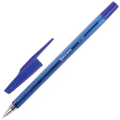 Ручка шариковая BRAUBERG &quot;Black Jack&quot;, СИНЯЯ, корпус тонированный синий, узел 0,7 мм, линия письма 0,35 мм, 141296, фото 1