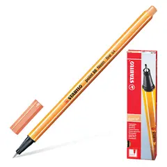 Ручка капиллярная STABILO &quot;Point 88&quot;, Светло-телесная, корпус оранжевый, линия письма 0,4 мм, 88/26, фото 1