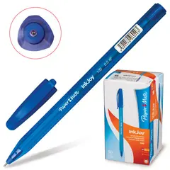 Ручка шариковая PAPER MATE &quot;Inkjoy 100&quot;, СИНЯЯ, корпус тонированный синий, узел 0,7 мм, линия письма 0,5 мм, S0960900, фото 1
