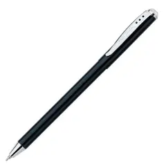 Ручка подарочная шариковая PIERRE CARDIN (Пьер Карден) &quot;Actuel&quot;, корпус черный, алюминий, хром, синяя, PC0705BP, фото 1