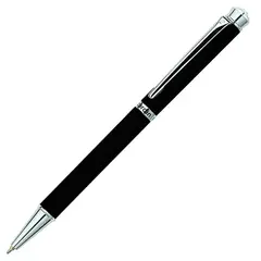 Ручка подарочная шариковая PIERRE CARDIN &quot;Crystal&quot;, корпус черный, латунь, хром, синяя, PC0710BP, фото 1