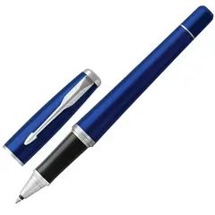Ручка-роллер PARKER &quot;Urban Core Nightsky Blue CT&quot;, корпус темно-синий лак, хромированные детали, черная, 1931589, фото 1