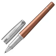 Ручка-роллер PARKER &quot;Urban Premium Orange CT&quot;, корпус светло-коричневый, хромированные детали, черная, 1931626, фото 1
