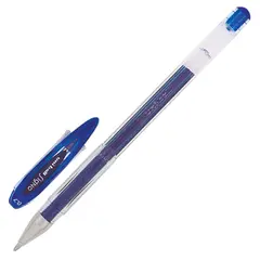 Ручка гелевая UNI-BALL &quot;Signo&quot;, СИНЯЯ, корпус прозрачный, узел 0,7 мм, линия письма 0,4 мм, UM-120 BLUE, фото 1