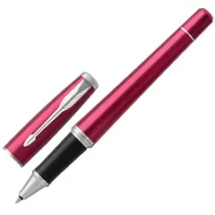 Ручка-роллер PARKER &quot;Urban Core Vibrant Magenta CT&quot;, корпус пурпурный глянцевый лак, хромированные детали, черная, 1931590, фото 1