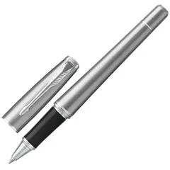 Ручка-роллер PARKER &quot;Urban Core Metro Metallic CT&quot;, корпус серебристый, хромированные детали, черная, 1931588, фото 1
