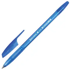 Ручка шариковая BRAUBERG &quot;X-333&quot;, СИНЯЯ, корпус тонированный, узел 0,7 мм, линия письма 0,35 мм, 142828, фото 1