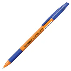 Ручка шариковая с грипом ERICH KRAUSE &quot;R-301 Grip&quot;, СИНЯЯ, корпус оранжевый, узел 0,7 мм, линия письма 0,35 мм, 39531, фото 1