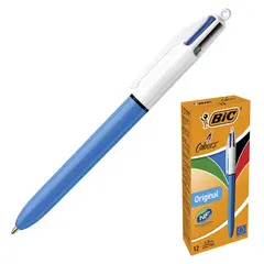 Ручка шариковая автоматическая BIC &quot;4 Colours Original&quot;, 4 цвета (синий, черный, красный, зеленый), линия письма 0,32 мм, 889969, фото 1