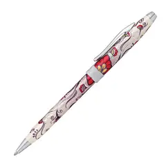 Ручка подарочная шариковая CROSS Botanica &quot;Красная колибри&quot;, лак, латунь, хром, черная, AT0642-3, фото 1
