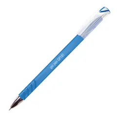 Ручка гелевая STAFF &quot;College&quot;, СИНЯЯ, корпус синий, игольчатый узел 0,6 мм, линия 0,3 мм, 143017, фото 1