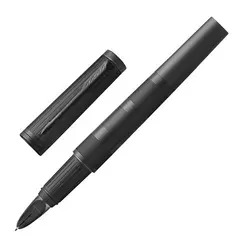 Ручка &quot;Пятый пишущий узел&quot; PARKER &quot;Ingenuity Deluxe Black PVD&quot;, корпус черный, хромированные детали, черная, 1972067, фото 1