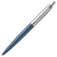 Ручка шариковая PARKER &quot;Jotter XL&quot;, УТОЛЩЕННЫЙ корпус, синий матовый лак, детали из нержавеющей стали, синяя, 2068359, фото 1