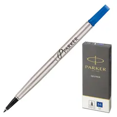 Стержень для ручки-роллера PARKER &quot;Quink RB&quot;, металлический, 116 мм, линия письма 0,7 мм, синий, 1950311, фото 1