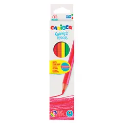 Карандаши цветные CARIOCA, 6 цветов, грифель 3 мм, шестигранные, заточенные, европодвес, 41256, фото 1