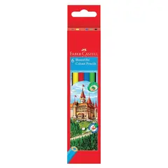 Карандаши цветные FABER-CASTELL, 6 цветов, картонная упаковка с подвесом, 120106, фото 1
