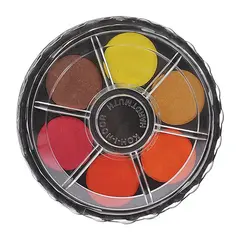 Краски акварельные KOH-I-NOOR, 12 цветов, без кисти, круглая пластиковая коробка, 017150300000, фото 1