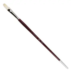 Кисть художественная KOH-I-NOOR щетина, плоская, №6, длинная ручка, блистер, 9936006014BL, фото 1