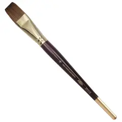 Кисть художественная KOH-I-NOOR колонок, плоская, №16, короткая ручка, блистер, 9936016010BL, фото 1