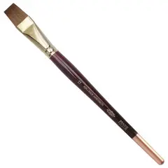 Кисть художественная KOH-I-NOOR колонок, плоская, №12, короткая ручка, блистер, 9936012010BL, фото 1