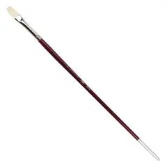 Кисть художественная KOH-I-NOOR щетина, плоская, №4, длинная ручка, блистер, 9936004014BL, фото 1