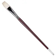 Кисть художественная KOH-I-NOOR щетина, плоская, №10, длинная ручка, блистер, 9936010014BL, фото 1