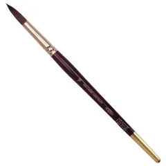 Кисть художественная KOH-I-NOOR белка, круглая, №16, короткая ручка, блистер, 9935016017BL, фото 1