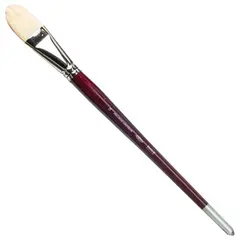 Кисть художественная KOH-I-NOOR щетина, плоская, №14, длинная ручка, блистер, 9936014013BL, фото 1