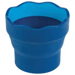 Стакан для воды FABER-CASTELL &quot;Clic&amp;Go&quot;, складной, пластиковый, синий, 181510, фото 1