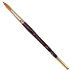 Кисть художественная KOH-I-NOOR колонок, круглая, №16, короткая ручка, блистер, 9935016010BL, фото 1