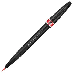 Ручка-кисть PENTEL &quot;Brush Sign Pen Artist&quot;, линия письма 0,5-5 мм, красная, SESF30C-B, фото 1
