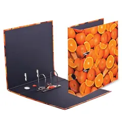 Папка-регистратор HERLITZ &quot;Апельсины&quot;, ламинированный картон, 80 мм, 10626190, фото 1