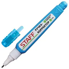 Ручка-корректор STAFF, 4 мл, металлический наконечник, 226815, фото 1