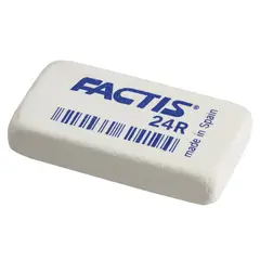 Ластик FACTIS 24 R, 52х29х10 мм, белый, прямоугольный, синтетический каучук, CNF24R, фото 1