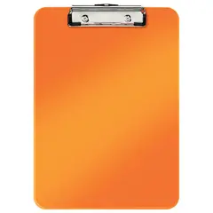 Доска-планшет LEITZ &quot;WOW&quot;, с верхним прижимом, A4, 320х228 мм, пластик, 1,7 мм, оранжевая, 39710044, фото 1