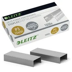Скобы для степлера LEITZ &quot;Power Performance P3&quot; № 24/6, 1000 шт., в картонной коробке, до 30 листов, 55700000, фото 1