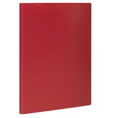 Папка с боковым металлическим прижимом STAFF, красная, до 100 листов, 0,5 мм, 229234, фото 1