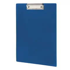 Доска-планшет STAFF с прижимом А4 (315х235 мм), пластик, 1 мм, синяя, 229222, фото 1