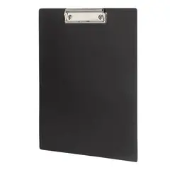 Доска-планшет STAFF с прижимом А4 (315х235 мм), пластик, 1 мм, черная, 229223, фото 1