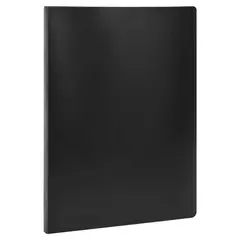 Папка с металлическим скоросшивателем STAFF, черная, до 100 листов, 0,5 мм, 229225, фото 1