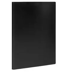 Папка с боковым металлическим прижимом STAFF, черная, до 100 листов, 0,5 мм, 229233, фото 1