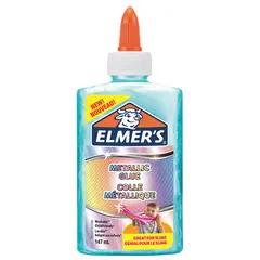 Клей для слаймов канцелярский металлик ELMERS Metallic Glue, 147 мл, бирюзовый, 2109493, фото 1