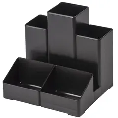 Подставка-органайзер BRAUBERG-CONTRACT, 109х95х101,5 мм, 5 отделений, черная, 230893, фото 1