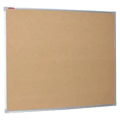 Доска пробковая для объявлений (100х120 см), металлическая рамка, BOARDSYS, П*120, фото 1