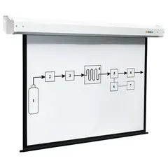 Экран проекционный DIGIS ELECTRA, матовый, настенный, электропривод, 150х200 см, 4:3, DSEM-4303, фото 1
