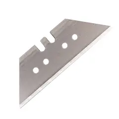 Лезвия для универсальных мощных ножей, 18 мм, BRAUBERG, КОМПЛЕКТ 5 ШТ., форма-трапеция, в пластиковом пенале, 236637, фото 1