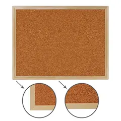 Доска пробковая для объявлений (45х60 см), деревянная рамка, BRAUBERG, 236859, фото 1