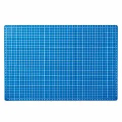 Коврик (мат) для резки BRAUBERG EXTRA 5-слойный, А2 (600х450 мм), двусторонний, толщина 3 мм, синий, 237176, фото 1