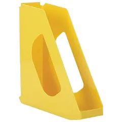 Лоток вертикальный для бумаг ESSELTE &quot;VIVIDA&quot;, ширина 72 мм, желтый, 623936, фото 1