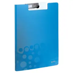 Папка-планшет LEITZ &quot;WOW&quot;, с верхним прижимом и крышкой, A4, 330х230 мм, полифом, синяя, 41990036, фото 1
